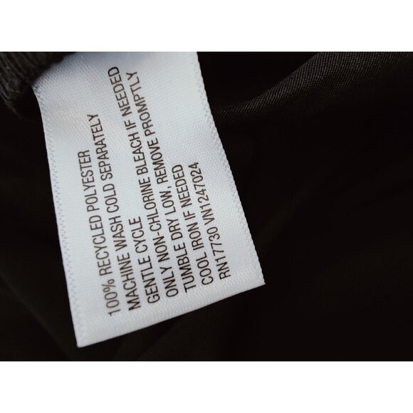 A New Day A.N.A. Black A-Line Voluminous Dressy Pull On Maxi Skirt L W34 L40 - Picture 4 of 5